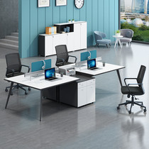 Beijing staff desk staff card station table and chair combination simple modern 4 people Office table furniture