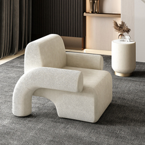 Nordic ins simple light luxury sofa small apartment living room Net red chair single balcony modern leisure lazy sofa