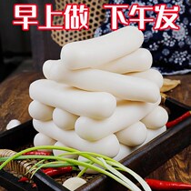 SF 5 kg fresh bulk Ningbo Sanqi City handmade rice cake hot pot rice cake strips Farm water mill fried rice cake slices