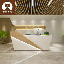 Creative custom clothing store front desk free installation integrated company bar cash register simple and modern