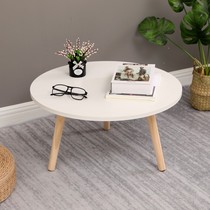 Simple solid wood floating window table day style tatami balcony tea table Nordic small table pit table bedroom carpet round table
