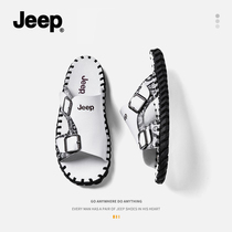 jeep gip slippers mens 2022 summer new outwear casual home sandals outdoor mens beach cool tug