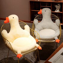 Large White Goose Chair Cushion Cushion Cushions Integrated Backrest For Long Sitting Office Chair Cushion Can Take Care Of Waist Seat Fart Cushion