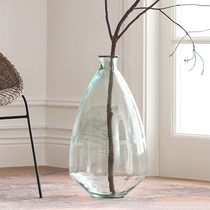 Gale Spain imported Nordic modern minimalist glass decorative flower vase