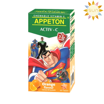 Macau Appeton Ebitton Children's Vitamin C Chewable Tablets Fresh Orange Flavor 60 tablets
