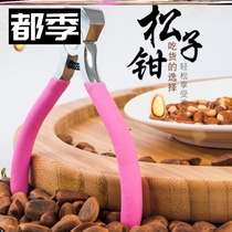  Household peeling walnut clip pine nut pliers clip Special clip Pine nut whole grain peeling pine nut clip melon seed clip