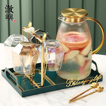 Che Yu Nordic style light luxury cup water set high-end creative glass set water cup kettle cool kettle