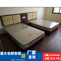 Hotel Bed guesthouses Furniture beds Bed Tenders Bed Complete set of custom single beds Apartment Rooms Bed rental room Furniture Direct sale