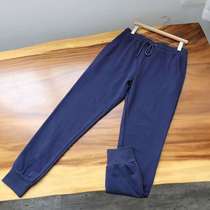 2021 New comfortable cotton fashion sports casual pants closed small foot pants men loose size sports pants tide tide