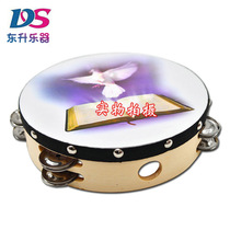 Factory Orff instrument percussion instrument double-row tambourine export quality tambourine