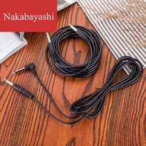 Folk electric guitar 3 M 5 m cable black straight elbow audio speaker connection instrument accessories