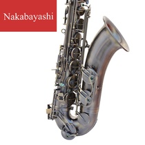 Saxophone B-down Alto Saxophone Antique copper double-key rib key saxophone