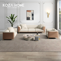 Imported wool carpet living room pure pigment color Nordic modern simple sofa coffee table blanket Custom bedroom bedside blanket
