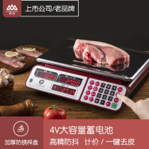 Xiangshan electronic scale commercial small high-precision electronic weighing and selling vegetables 30KG platform scale household kg kitchen fruit