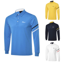 New autumn golf clothing men long sleeve quick-drying breathable comfortable sweating jacket golf outdoor sports polo