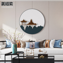 New Chinese wall decoration pendant creative restaurant bedroom wall hanging porch corridor bedroom background Wall Wall wall hanging