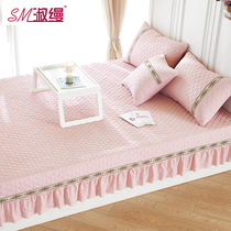 Custom tatami sheets non-slip large Kang cover pad bed skirt Kang single Nordic bed cover custom-made one side of the bed skirt household