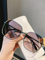 Tyrant Official Web 2022 New Partial Mirror Tide Card Sunglasses Female Large Face Slim Sunglasses Male Korean version Chauer Anti-ultraviolet
