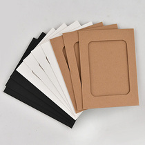 Creative paper photo frame diy hanging wall photo card frame photo wall combination 4 inches 5 inches 6 inches 7 inches 8 inches paper photo frame