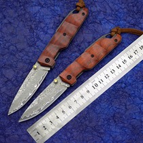Damascus steel knife VG10 folding knife high hardness Sharp portable knife portable knife portable self-defense folding knife camping knife