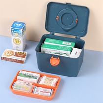 Medicine box storage box household multi-layer first aid kit plastic medicine box Large Capacity Storage Health Home Medical set