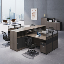 Staff table and chair combination office table screen 4 6 manual partition financial simplicity staff office furniture