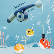 Fishing rod toys for young children magnetic fish 1-2 years old 3 boys and girls baby early education development of intelligence brain intelligence