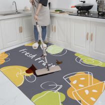 Kitchen Ground Mat Anti-Slip Anti-Oil Erasable Pvc Waterproof Foot Mat Resistant To Dirty Mat Whole Paving Special Doorway Carpet