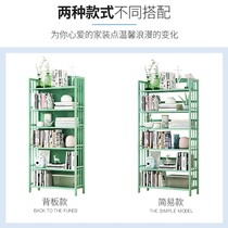 Home childrens bookshelf bamboo shelf floor economy small shelf bedroom storage cabinet living room cabinet