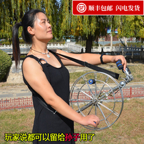 Kite reel back pulley Stainless steel adult winding hand reel Childrens cartoon large adult high-end reel