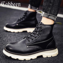 Carbin High-Gang Martin Boots Mens Shoes Summer Mens Snow Boots Mens Leather Waterproof Leather Boots Boots Boots