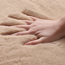 Thickened rabbit hair carpet living room coffee table blanket Nordic ins plush bedroom bedside carpet full