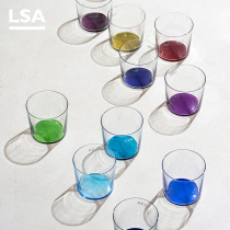 LSA imported glass water cup office drinking water Cup home couple water cup creative small glass glass wine glass