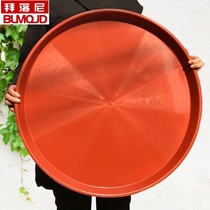 Large flower pot tray deep connected to the bottom of the water to sit large plastic thickened special everyone with the living room flower tray connected to the water tray round