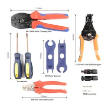 Photovoltaic terminal crimping pliers set combination MC4 solar connector crimping pliers LY-2546B