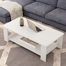Tea table small family type brief modern small home living room small table wood small square table rental room assembled tea table
