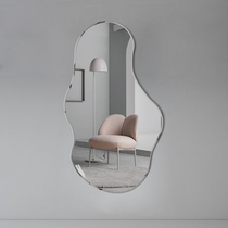 Irregular art mirror dressing mirror full-length mirror clothing store fitting mirror special-shaped mirror simple wall-mounted decorative mirror
