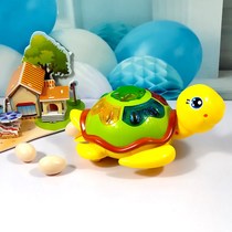 Egg laying turtle Infant learning to climb Guided crawling toddler 6-12 months 2 years old baby Electric toy