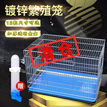 Galvanized breeding cage with door Small bird nest Ornamental bird cage Large luxury parrot cage Starling tiger skin peony