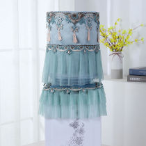 Water dispenser cover two sets of dust cover fabric household drinking bucket cover Lace cover towel Pastoral water dispenser cover