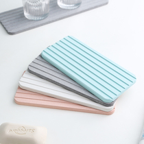 Hand Wash Bench Silicon Algae Mud Suction Pad Wash Mat Kieselguhr Cup Mat small washstand waterproof cushion Soap Cushion Toothbrush Mat