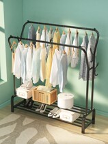  Simple wardrobe iron shelf storage cabinet Bedroom hanging wardrobe space-saving dormitory storage artifact storage commoner cabinet