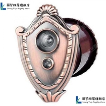 High-grade Jingyuan antique bronze gold cup anti-theft door cat eye with doorbell anti-theft door integrated doorbell 35MM 45MM