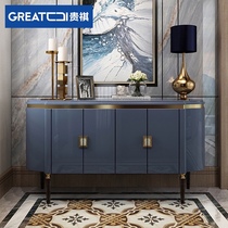 Guiqi entrance cabinet Shoe cabinet Simple postmodern light luxury style living room entrance cabinet Entrance hall cabinet decorative cabinet