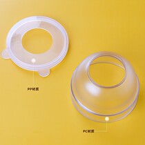 Large caliber Snow Cup splash lid lemon juice hand-cranked pot lid special milk tea shop supplies