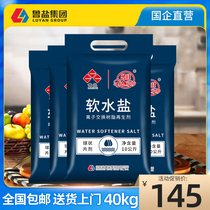 Lujing water softener 10kg*4 bags Professional resin softener water softener Dishwasher special salt softening