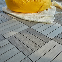 Balcony anticorrosive wood floor sauna board floor terrace paving self-paved splicing plastic wood outdoor wood plastic board