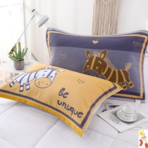 Pillow towel simple Nordic dark mens ins comfortable home style Japanese autumn and winter whole towel 55 big red fashion