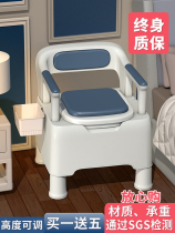 Elderly bedroom with bedside toilet pregnant woman sitting on a lunar caravan toilet with disabled sitting defecation chair hemiplegia