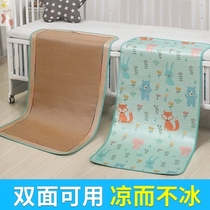 Kindergarten mat 60 x 120 soft cushion cool skin-friendly pillowcase grass vine reed mat pillow single bed lunch bed